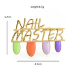 Nail Polish Swatch Bar Brooch