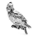 Crested Bird with Textured Feathers Brooch original variant product photo
