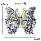 Floral Woodland Creature Motif Brooch