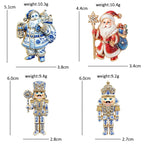 Festive Christmas Character Brooch