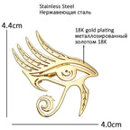 Openwork Eye of Horus Brooch