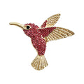 Sparkling Hummingbird with Textured Wings Brooch original white background variant photo