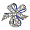 Large Rhinestone Ribbon Bow Brooch original variant product photo