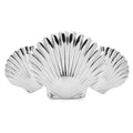 Layered Scallop Shells Stainless Steel Brooch — Silver