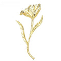 Extra-Large Sculpted Tulip with Long Curved Stem Brooch original variant product photo