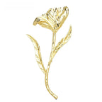 Extra-Large Sculpted Tulip with Long Curved Stem Brooch original variant product photo