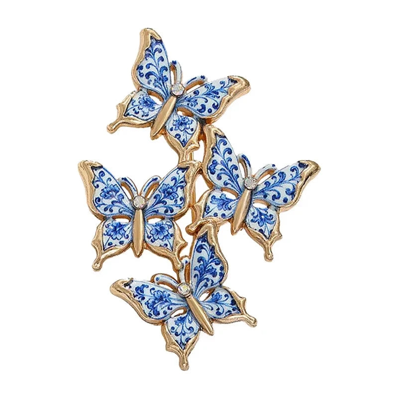 Floral Woodland Creature Motif Brooch original white background product photo
