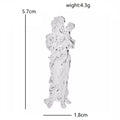 Broche symbole et caractère en acier inoxydable