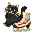 Cat with Ice Skate Brooch original variant product photo