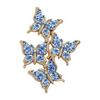 Four Fluttering Butterflies Brooch original white background product photo