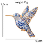 Floral Woodland Creature Motif Brooch