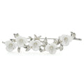 Pearl-Look Flower Garland Brooch