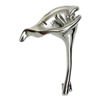 Polished Calla Lily Bloom Brooch original white background product photo