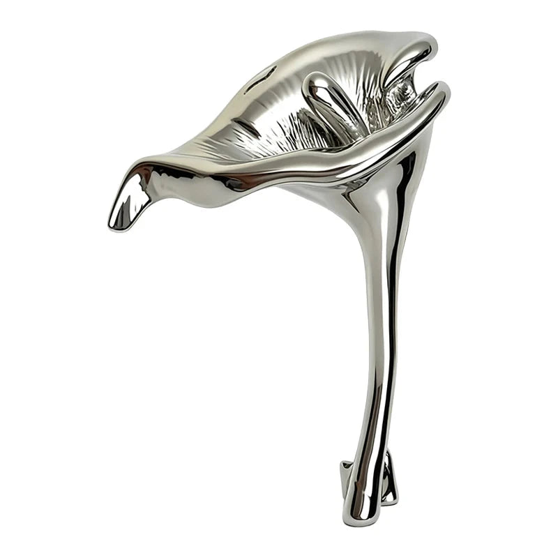 Polished Calla Lily Bloom Brooch original white background product photo