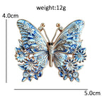 Patterned Garden Insect Motif Brooch