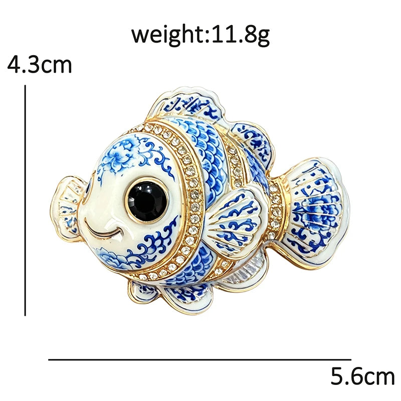 Big Eyed Clownfish Brooch