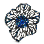 Large Openwork Flower with Rhinestone Center Brooch original variant product photo