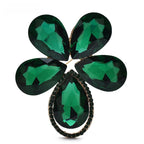 Large Five-Petal Faceted Flower Brooch original variant product photo