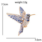 Floral Woodland Creature Motif Brooch