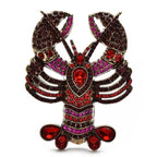 Large Jeweled Lobster with Patterned Claws Brooch original variant product photo