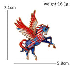 America 250 Commemorative Motif Brooch