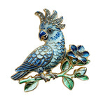 Ornate Wildlife Motif Brooch original white background product photo