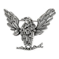 Vintage Eagle with Raised Feathered Wings Brooch original white background product photo