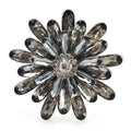 Layered Jeweled Daisy Brooch