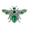Vintage Faceted Bee Statement Brooch original white background product photo