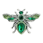 Vintage Faceted Bee Statement Brooch original white background product photo