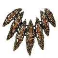 Rhinestone Feather Wing Fan Brooch original variant product photo