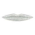 Minimal Textured Lips Brooch original white background product photo