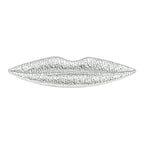 Minimal Textured Lips Brooch original white background product photo