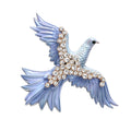 Flying Dove with Softly Shaded Wings Brooch