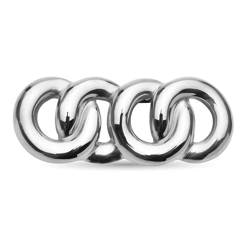Broche à maillons entrelacés