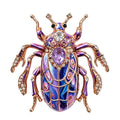 Ornate Patterned Scarab Beetle Brooch original white background variant photo