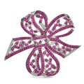 Large Rhinestone Ribbon Bow Brooch original variant product photo