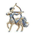 Sagittarius Centaur Archer Brooch original white background variant photo