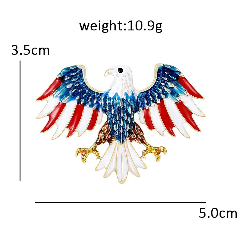 America 250 Commemorative Motif Brooch