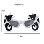 Acrylic Halloween Sunglasses Brooch dimensions and weight