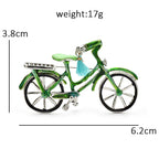 Vintage Bicycle with Handlebar Tassel Brooch