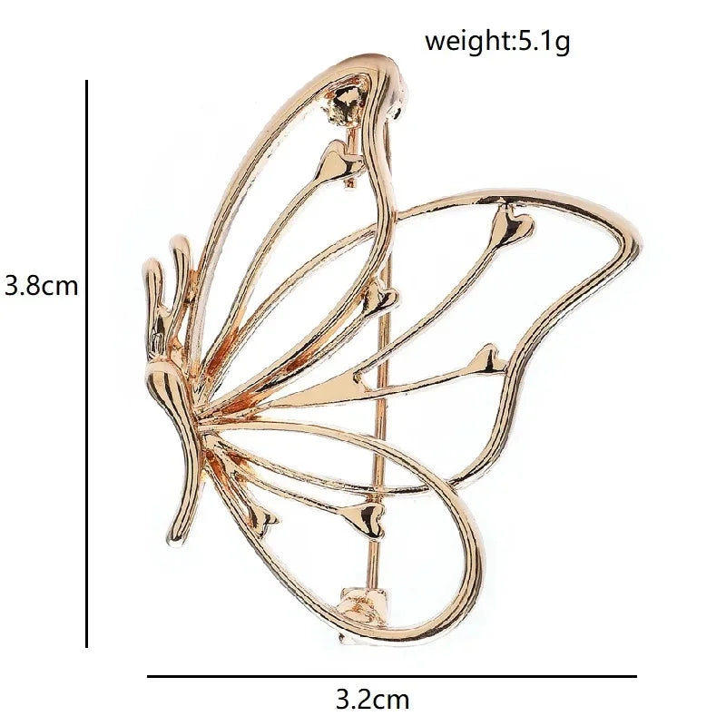 Enamel Botanical and Animal Motif Brooch