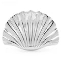 Polished Scallop Shell Brooch — Silver
