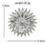 Radiating Daisy Bloom Brooch