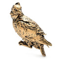 Crested Bird with Textured Feathers Brooch original variant product photo