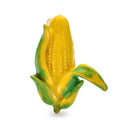 Golden Corn Cob with Green Husk Brooch original white background product photo