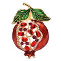 Jeweled Enamel Pomegranate Brooch product variant photo