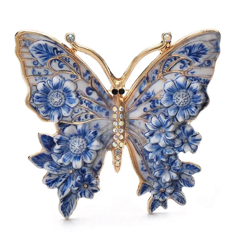 Floral Woodland Creature Motif Brooch original white background product photo