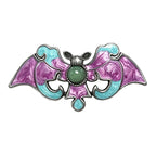 Ornate Bat with Openwork Wings Brooch original white background product photo