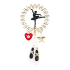 Dancing Ballerina and Ballet Charm Brooch original white background variant photo